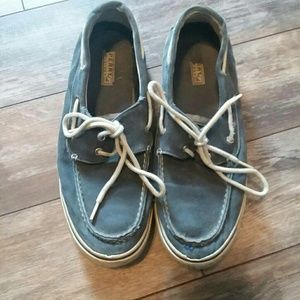 Size 12 sperry faded blue shoes